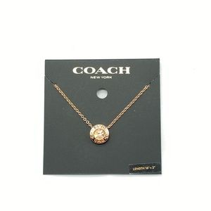 Open Circle Stone Necklace